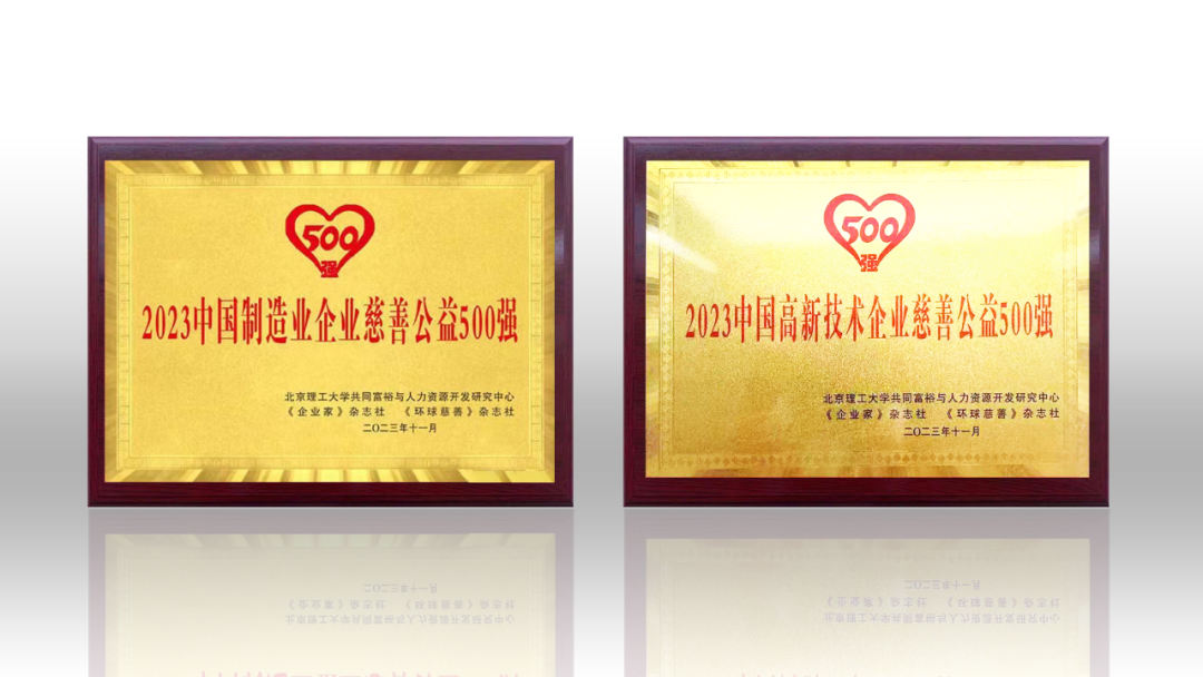 2023中国企业慈善公益500强宣布 壹定发荣登两项榜单