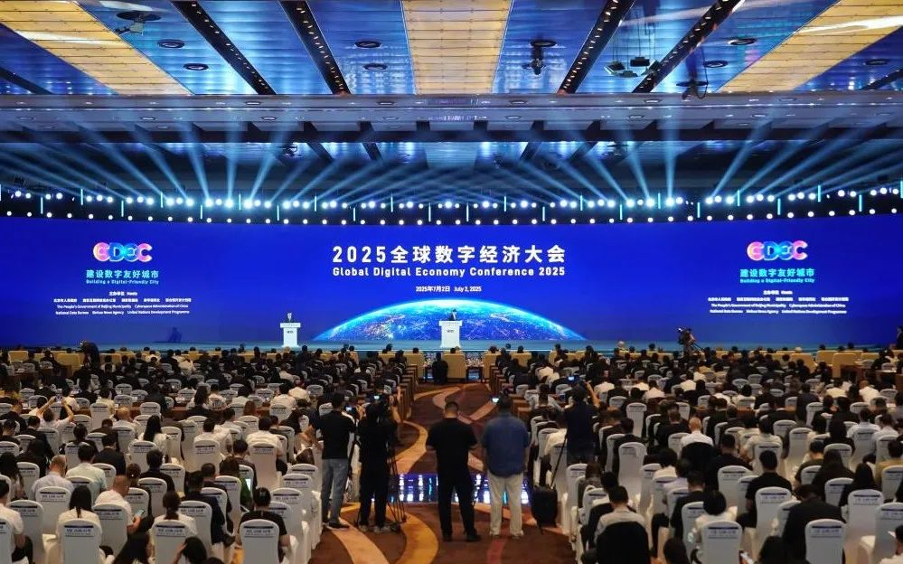 壹定发闪灼2025全球数字经济大会，，，，，，，以领先科技赋能数字经济未来