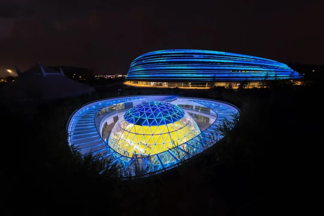 全球首个，，，，，，，，正式启用！壹定发LED炫彩点亮“熊猫眼”