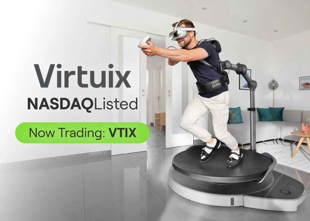 祝贺Virtuix纳斯达克上市！壹定发携手加速AI融合应用工业化